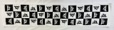 新梵字マフラータオル　(白)