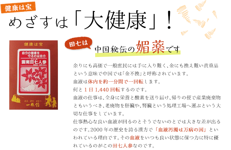 田七人参説明
